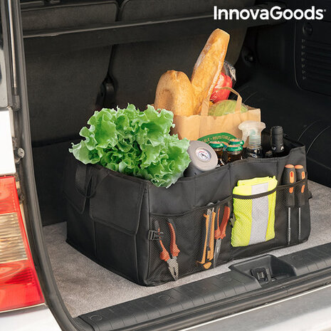 InnovaGoods InnovaGoods Kofferbak Organiser Opvouwbaar - 39 x 26 x 55 cm InnovaGoods InnovaGoods Kofferbak Organiser Opvouwbaar - 39 x 26 x 55 cm
