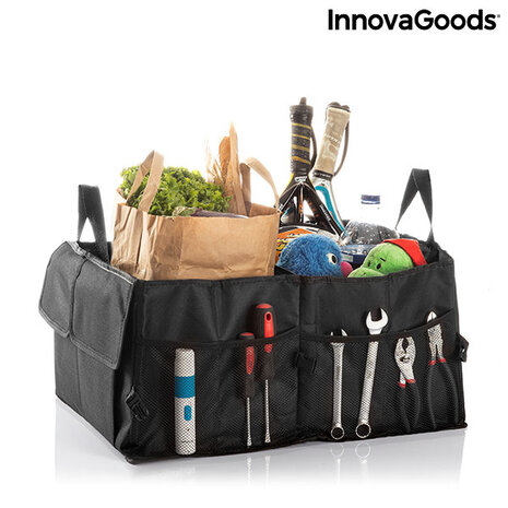 InnovaGoods InnovaGoods Kofferbak Organiser Opvouwbaar - 39 x 26 x 55 cm InnovaGoods InnovaGoods Kofferbak Organiser Opvouwbaar - 39 x 26 x 55 cm
