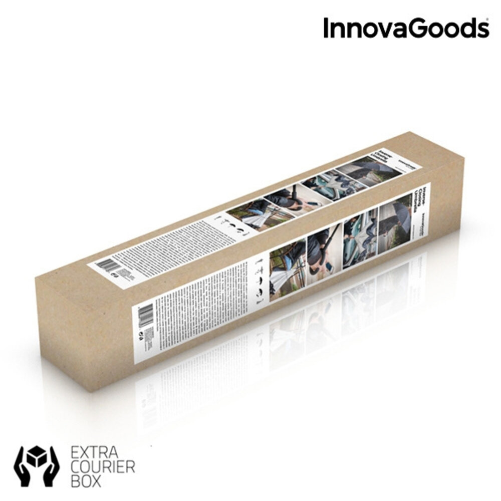 InnovaGoods InnovaGoods Omkeerbare Paraplu - 98 x 80 cm InnovaGoods InnovaGoods Omkeerbare Paraplu - 98 x 80 cm
