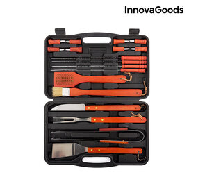 Huismerk Premium Barbecue Accessoirekoffer - 18 Delig Huismerk Premium Barbecue Accessoirekoffer - 18 Delig