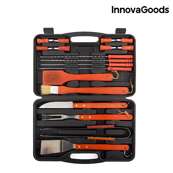 Premium Barbecue Accessoirekoffer - 18 Delig afbeelding