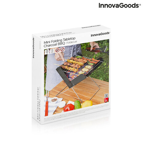 Huismerk Premium Opvouwbare Houtskool Barbecue - 31 x 28 x 30 cm Huismerk Premium Opvouwbare Houtskool Barbecue - 31 x 28 x 30 cm