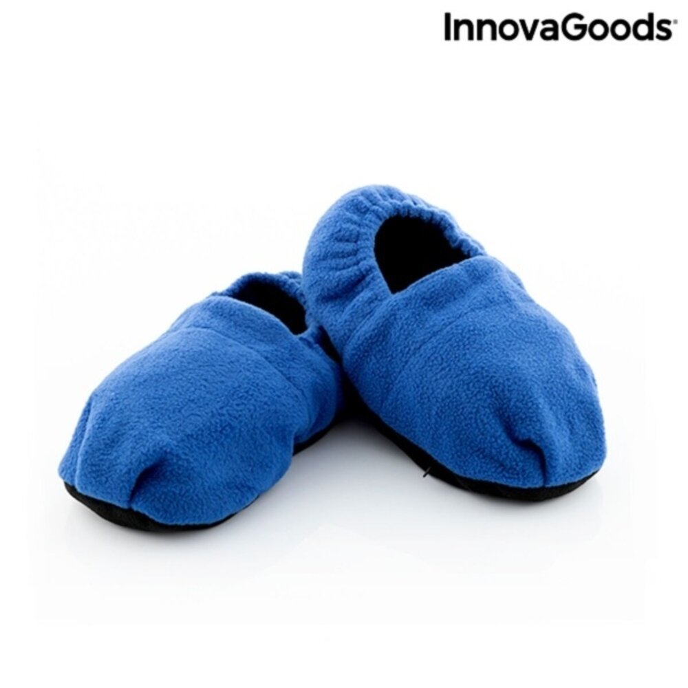 Huismerk Innovagoods Opwarmbare Magnetron Pantoffels - Blauw Huismerk Innovagoods Opwarmbare Magnetron Pantoffels - Blauw