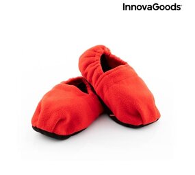 Huismerk Innovagoods Opwarmbare Magnetron Pantoffels - Rood Huismerk Innovagoods Opwarmbare Magnetron Pantoffels - Rood