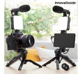 Huismerk Vloggingset met lamp -  microfoon en afstandsbediening Huismerk Vloggingset met lamp -  microfoon en afstandsbediening