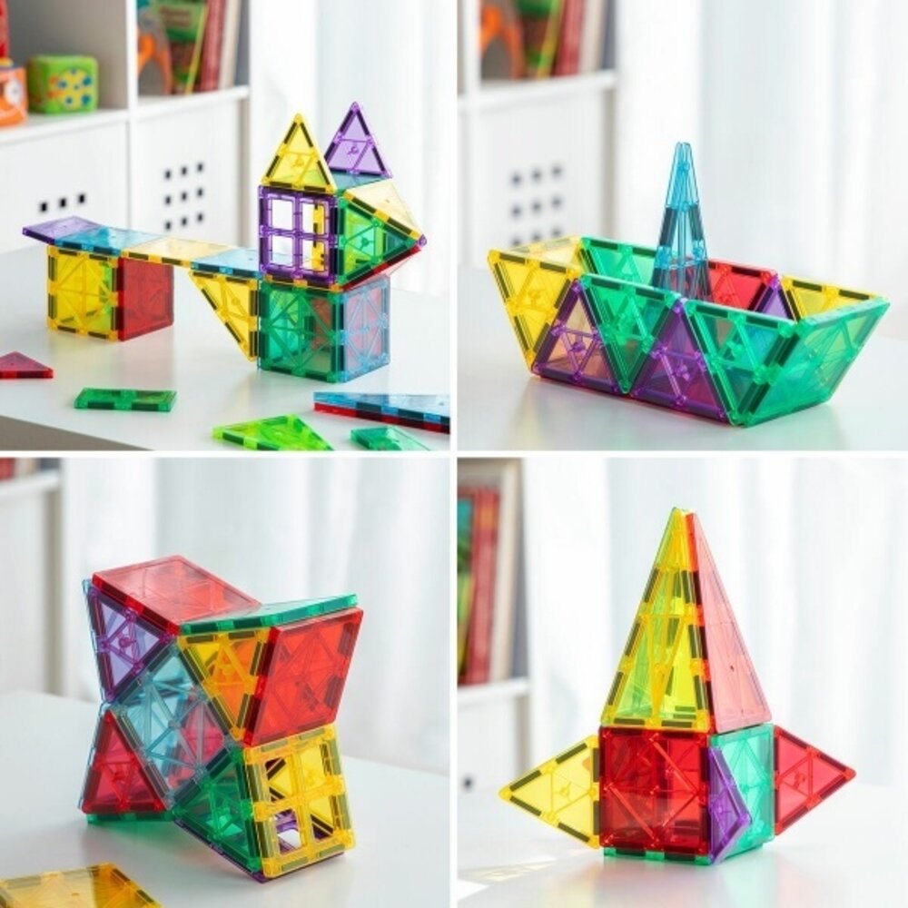 InnovaGoods Innovagoods Magnetische 3D-bouwblokken Magoks- 57 onderdelen InnovaGoods Innovagoods Magnetische 3D-bouwblokken Magoks- 57 onderdelen