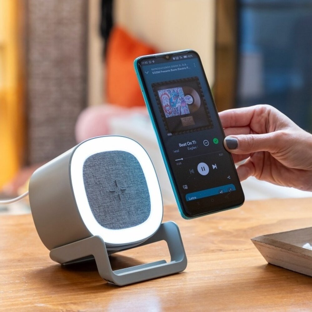 InnovaGoods Innovagoods Draadloze Luidspreker met led Louwis