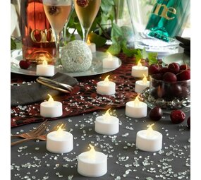 InnovaGoods Innovagoods set Ledtheelichtjes Romandle - 12 Stuks InnovaGoods Innovagoods set Ledtheelichtjes Romandle - 12 Stuks