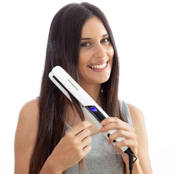 Innovagoods Keramische Haartang met Stoom Stemio 36W afbeelding