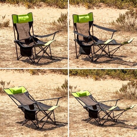 InnovaGoods Innovagoods Opvouwbare Campingligstoel Kampfort InnovaGoods Innovagoods Opvouwbare Campingligstoel Kampfort