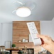 InnovaGoods Innovagoods Plafondventilator met Ledverlichting en 4 Inklapbare Bladen Blalefan Hout - 72W InnovaGoods Innovagoods Plafondventilator met Ledverlichting en 4 Inklapbare Bladen Blalefan Hout - 72W