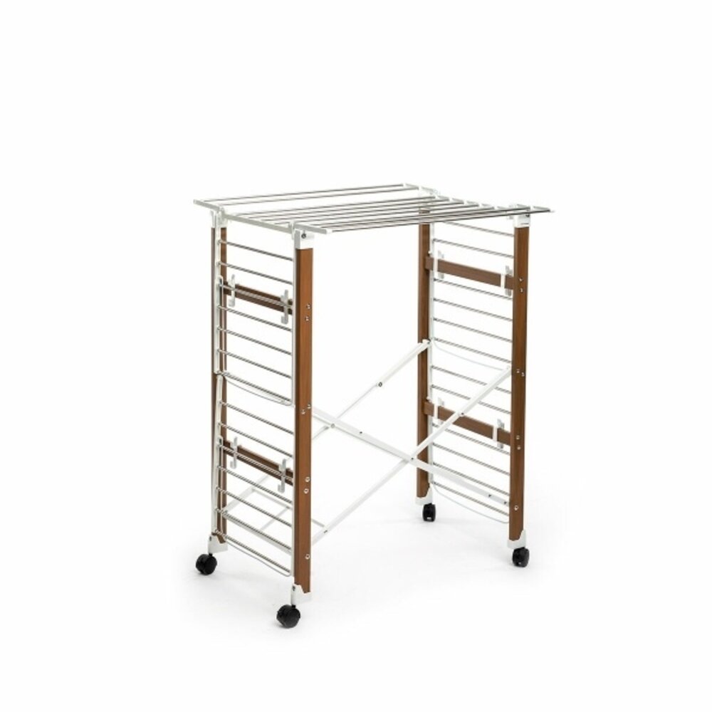 InnovaGoods Innovagoods Verticaal Kledingdroogrek op Wielen Dreeyl - 38 Stangen