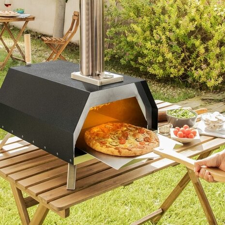 InnovaGoods Innovagoods Pellet Pizza Oven met Accessoires Pizzahvn InnovaGoods Innovagoods Pellet Pizza Oven met Accessoires Pizzahvn