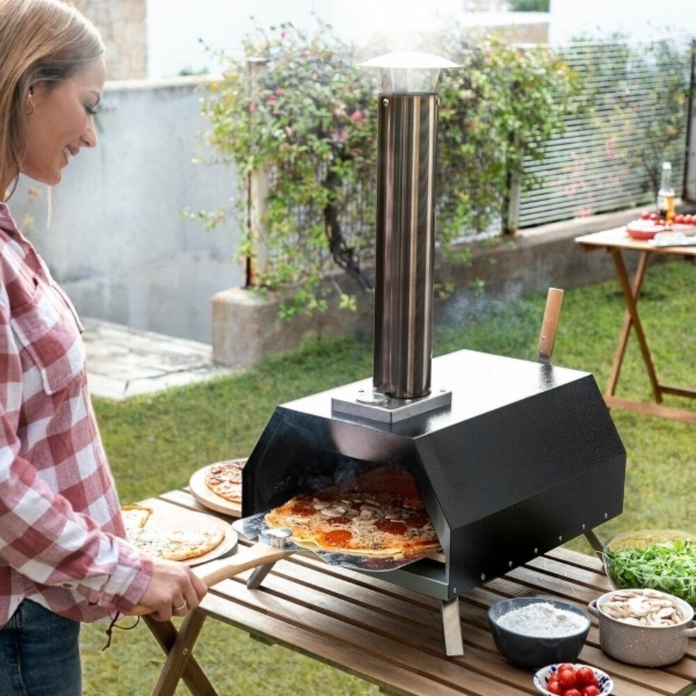 InnovaGoods Innovagoods Pellet Pizza Oven met Accessoires Pizzahvn InnovaGoods Innovagoods Pellet Pizza Oven met Accessoires Pizzahvn