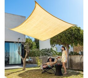 InnovaGoods Innovagoods Rechthoekige Schaduwluifel Shazail 2x3m Beige InnovaGoods Innovagoods Rechthoekige Schaduwluifel Shazail 2x3m Beige