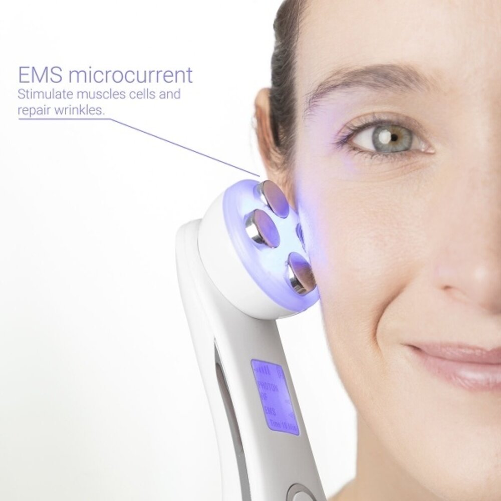 InnovaGoods Innovagoods Gezichtsmassager met Radiofrequentie,Fototherapie en Elektrostimulatie Wace InnovaGoods Innovagoods Gezichtsmassager met Radiofrequentie,Fototherapie en Elektrostimulatie Wace