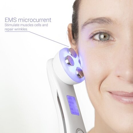 InnovaGoods Innovagoods Gezichtsmassager met Radiofrequentie,Fototherapie en Elektrostimulatie Wace InnovaGoods Innovagoods Gezichtsmassager met Radiofrequentie,Fototherapie en Elektrostimulatie Wace