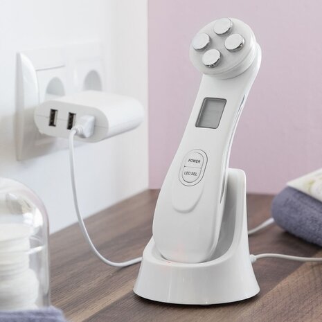 InnovaGoods Innovagoods Gezichtsmassager met Radiofrequentie,Fototherapie en Elektrostimulatie Wace InnovaGoods Innovagoods Gezichtsmassager met Radiofrequentie,Fototherapie en Elektrostimulatie Wace