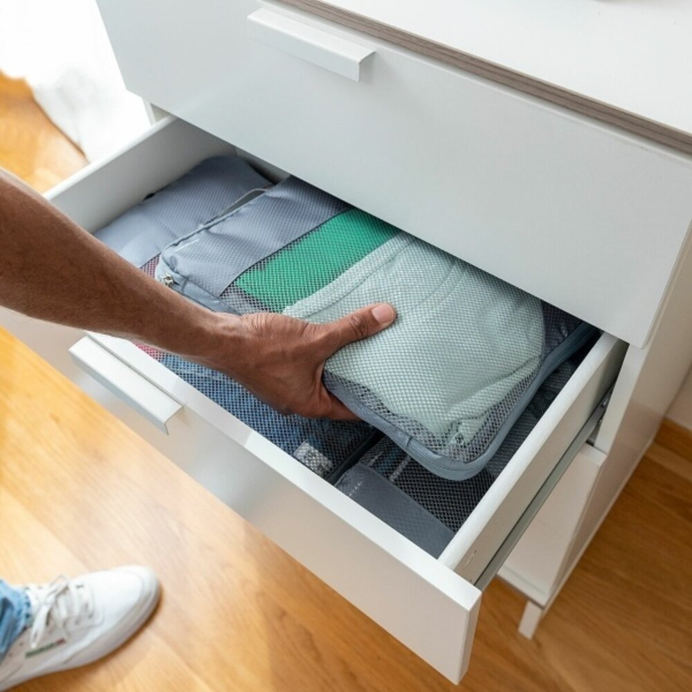 InnovaGoods Innovagoods Compressie- Organizerzakken voor Koffers Compkube - 4 onderdelen InnovaGoods Innovagoods Compressie- Organizerzakken voor Koffers Compkube - 4 onderdelen