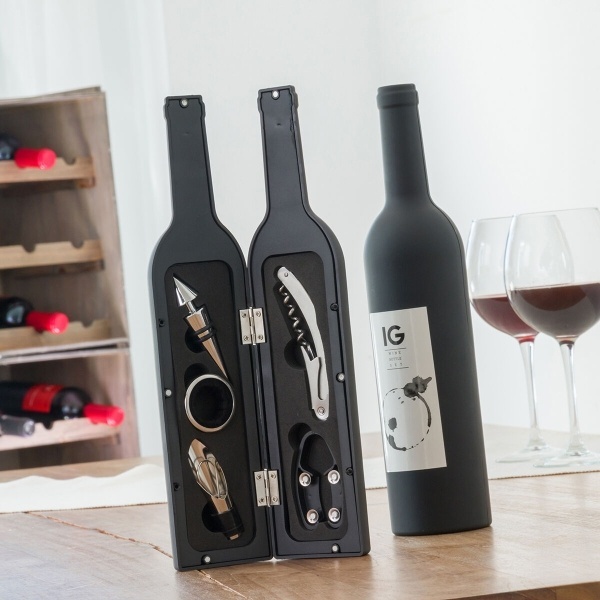 Innovagoods Fles Wijnkoffer - 5 Onderdelen afbeelding