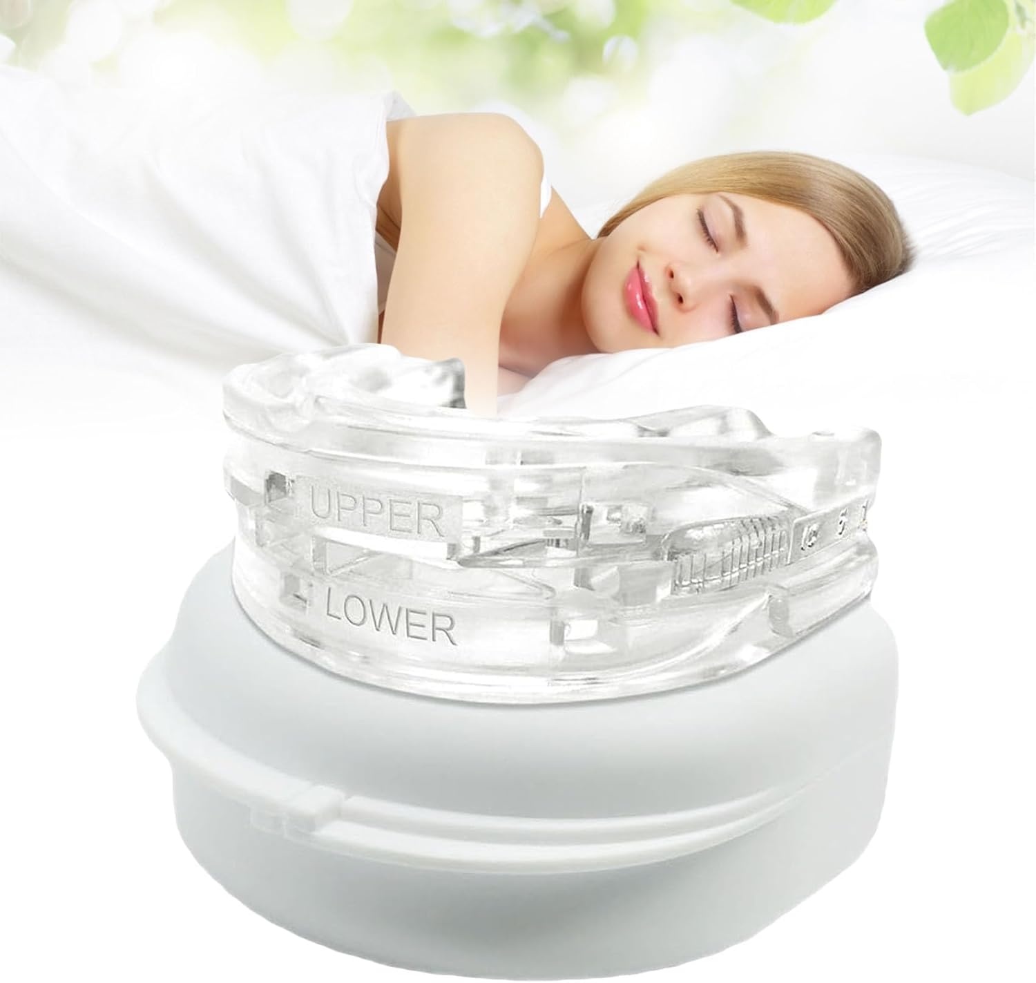 Deepsleep anti snurk beugel op maat verstelbaar afbeelding