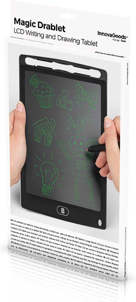 InnovaGoods LCD Magic Drablet Tablet voor Tekenen en Schrijven afbeelding