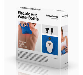 Huismerk Elektrische Warmwaterkruik Blauw – Herlaadbaar & Extra Zacht