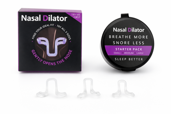 Deepsleep Deepsleep Nasal Dilator Starter Pack – Anti-Snurkoplossing & Ademhalingshulp voor Betere Slaap