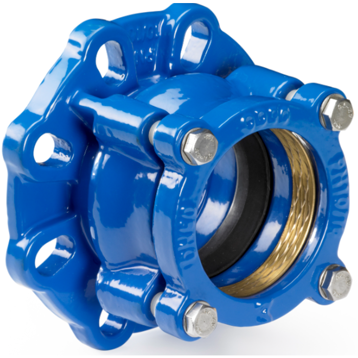 Fastfit Grip flange adaptors ductile iron GGG 45010 EPDM Vescoil