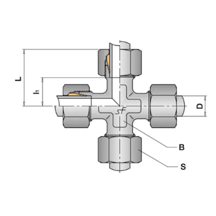 Schwer Fittings Schwer Fittings Equal Cross