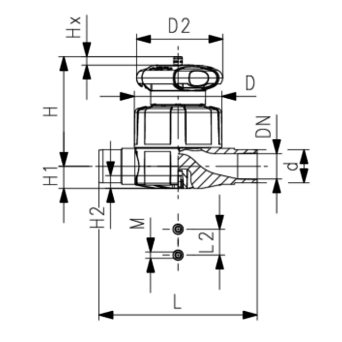 Georg Fischer Diaphragm valve type 515