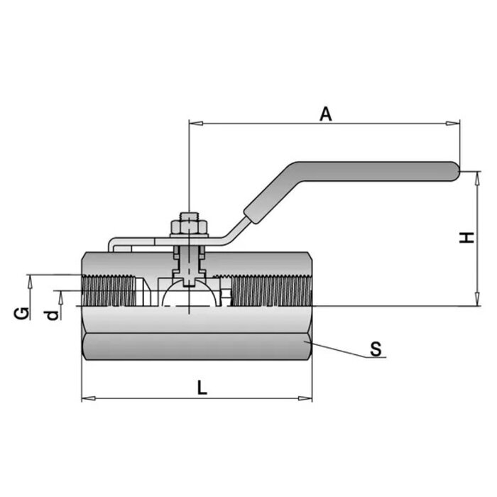 Schwer Fittings Schwer Fittings Ball Valve One piece