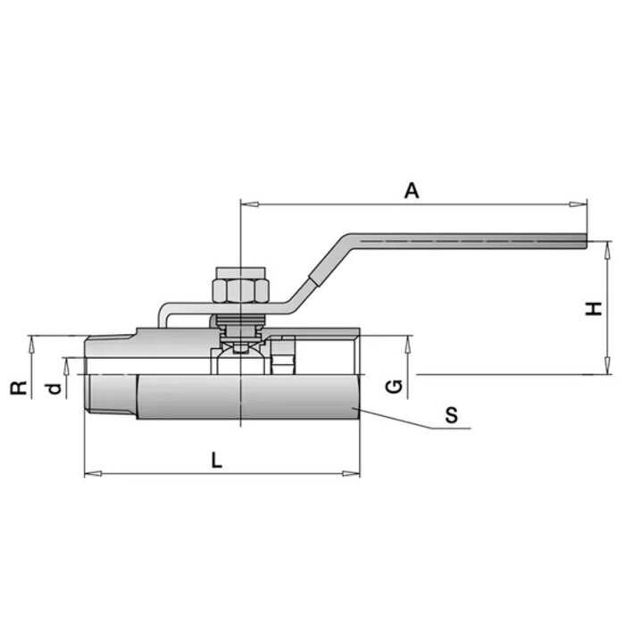 Schwer Fittings Schwer Fittings Ball Valve One piece