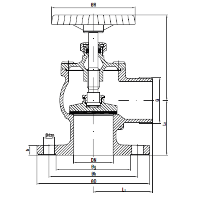 Vescoil International Fire Hose Valve Angle Type