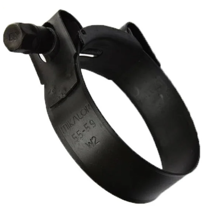 Vescoil International Mikalor Supra W2 Heavy-Duty Clamp  - Black