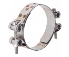 Vescoil International Hose Clamp W2 double bolts