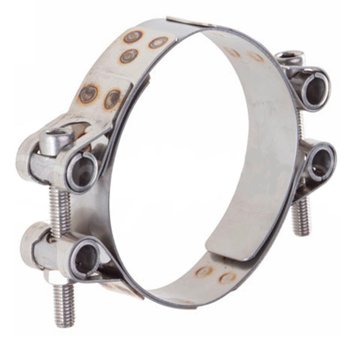 Vescoil International Hose Clamp W4 double bolts