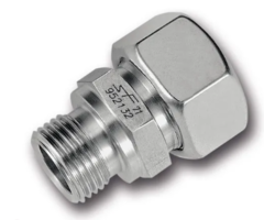 Schwer Fittings Rechte inschroefkoppeling