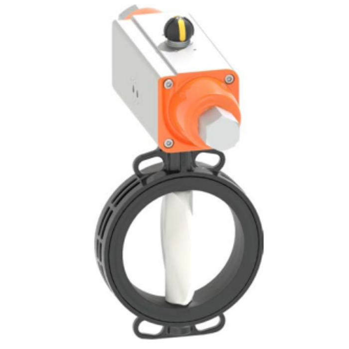 Georg Fischer Vlinderklep Wafer Type pneumatische aandrijving (FO)