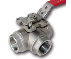 Schwer Fittings 3-weg kogelafsluiter