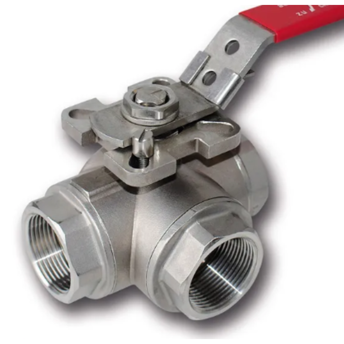 Schwer Fittings Schwer Fittings Three Way Ball Valve