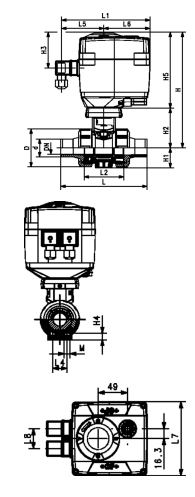 Georg Fischer Ball Valve PVC-U 24V EPDM