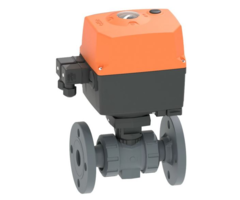 Georg Fischer Ball Valve PVC-U 24V Flanged