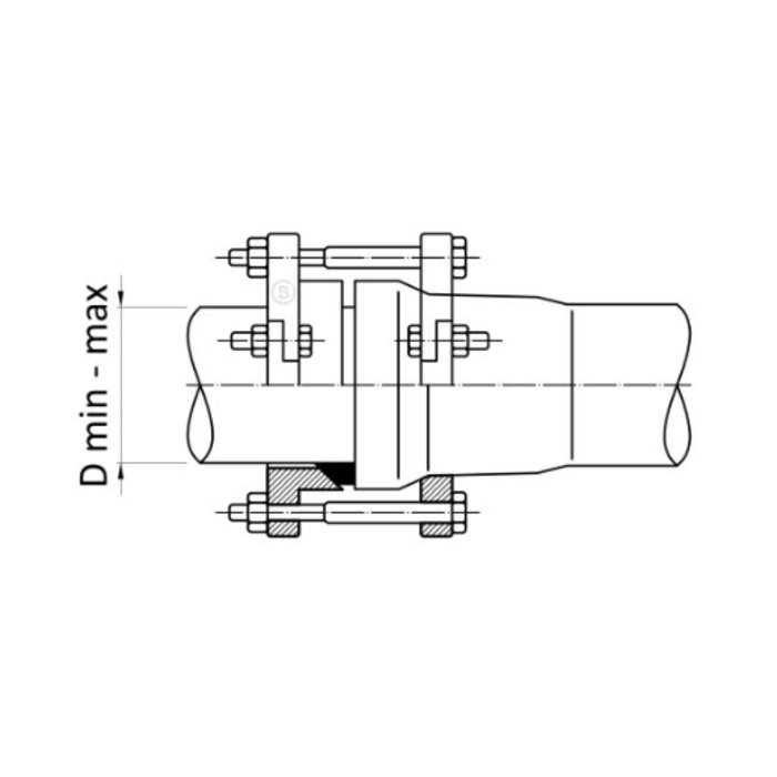 Hegawa Bell Joint Repair clamp