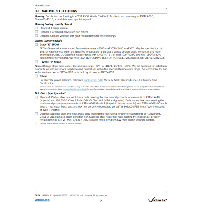 A2 Victaulic Victaulic 77 flex koppeling Gegalvaniseerd