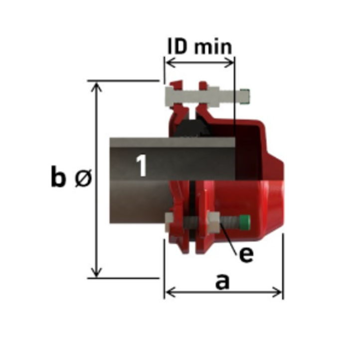 Georg Fischer MULTI/JOINT® 3207 eindkap blind EPDM