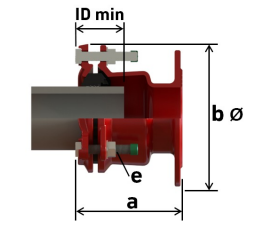 Georg Fischer MULTI/JOINT® 3007 Flens adapter NBR