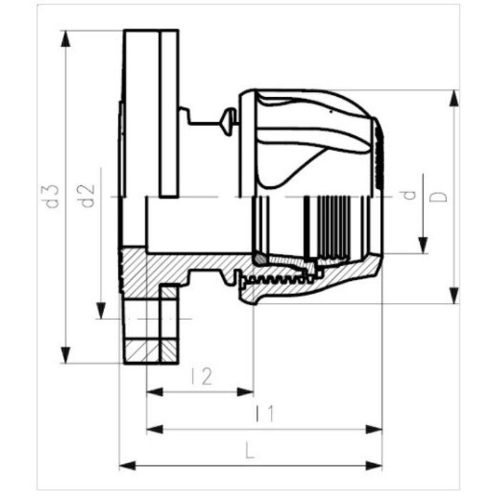 Georg Fischer Flanged joint with metal flange