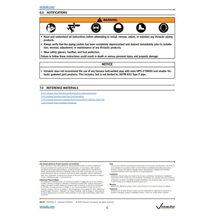 Victaulic Victaulic Snap-Joint Coupling 78