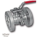 Schwer Fittings Two Piece Flanged Ball Valve